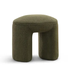 Remi Round Ottoman Stool, Teddy Moss by L3 Home, a Ottomans for sale on Style Sourcebook