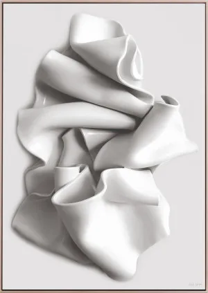 Petals & Curves - Oyster by Adele Naidoo, a Prints for sale on Style Sourcebook