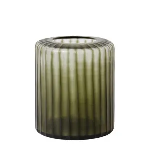 Cillian Vase Glass Dusty Grey - 22cm by James Lane, a Vases & Jars for sale on Style Sourcebook