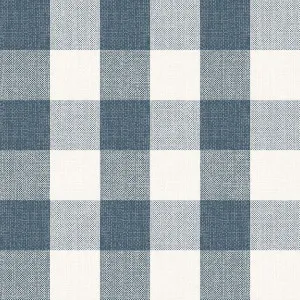 Gingham Blue 4.5cm by Fusion, a Fabrics for sale on Style Sourcebook