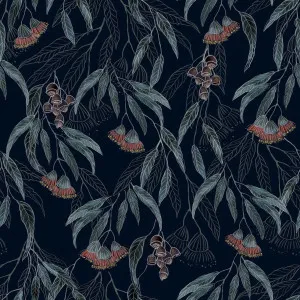 Gumnuts Navy by Fusion, a Fabrics for sale on Style Sourcebook