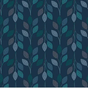 Leaf Palace Blue by Fusion, a Fabrics for sale on Style Sourcebook