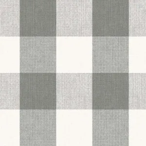 Gingham Silver 9cm by Fusion, a Fabrics for sale on Style Sourcebook