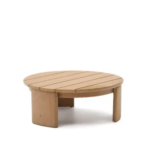 Xoriguer coffee table in solid eucalyptus wood Ø90 cm FSC 100% by Kave Home, a Tables for sale on Style Sourcebook