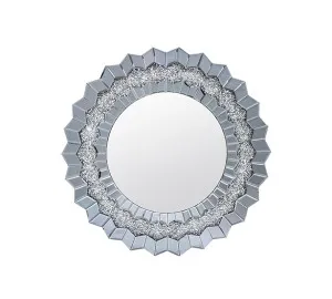 Sparkling Crush Crystal Wall Mirror 80cm by Luxe Mirrors, a Mirrors for sale on Style Sourcebook