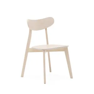 Safina chair in oak veneer and solid rubber wood by Kave Home, a Dining Chairs for sale on Style Sourcebook