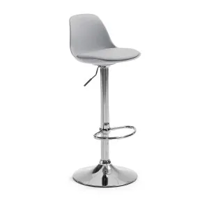 Orlando-T barstool grey height 60-82 cm by Kave Home, a Bar Stools for sale on Style Sourcebook