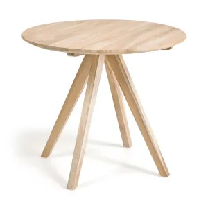 Maial round solid teak wood table, 90 cm by Kave Home, a Dining Tables for sale on Style Sourcebook