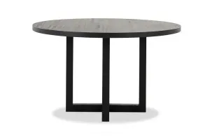 Bronte Round Dining Table, Black, by Lounge Lovers by Lounge Lovers, a Dining Tables for sale on Style Sourcebook