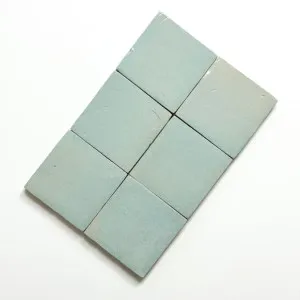 Aqua Blue Evelyn Handmade Zellige 100 x 100 x 12mm by The Blue Space, a Moroccan Look Tiles for sale on Style Sourcebook