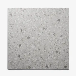 Grey Clio Terrazzo Tile Tech Grip 600 x 600mm Porcelain by The Blue Space, a Porcelain Tiles for sale on Style Sourcebook