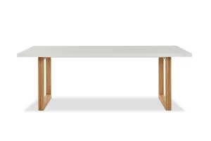 Bronte Dining Table, White/Oak, by Lounge Lovers by Lounge Lovers, a Dining Tables for sale on Style Sourcebook