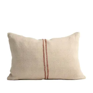 Orion Linen Cushion - Natural/Chocolate by Eadie Lifestyle, a Cushions, Decorative Pillows for sale on Style Sourcebook