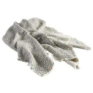 Angler Reversible Throw - Soft Blue/Off White by Eadie Lifestyle, a Throws for sale on Style Sourcebook