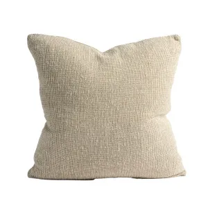 Verdure Linen Cushion - Natural/Green by Eadie Lifestyle, a Cushions, Decorative Pillows for sale on Style Sourcebook