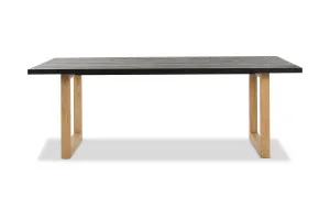 Bronte Dining Table, Black/Brushed, by Lounge Lovers by Lounge Lovers, a Dining Tables for sale on Style Sourcebook