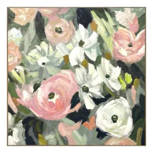 Bold Posy Box Framed Canvas in 120 x 120cm by OzDesignFurniture, a Painted Canvases for sale on Style Sourcebook