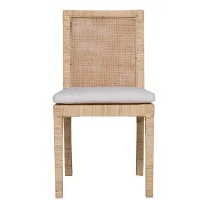 Dallas Dining Chair in Rattan Natural by OzDesignFurniture, a Dining Chairs for sale on Style Sourcebook