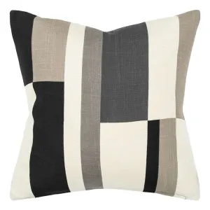 Miley Feather Fill Cushion 50x50cm in Black by OzDesignFurniture, a Cushions, Decorative Pillows for sale on Style Sourcebook