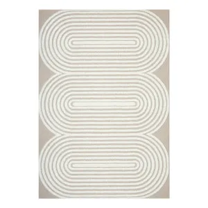 Lotus Carl Rug 160x230cm in Beige/Off White by OzDesignFurniture, a Contemporary Rugs for sale on Style Sourcebook