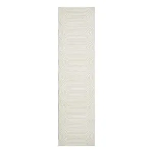 Lotus Carl Rug 80x400cm in Off White by OzDesignFurniture, a Contemporary Rugs for sale on Style Sourcebook