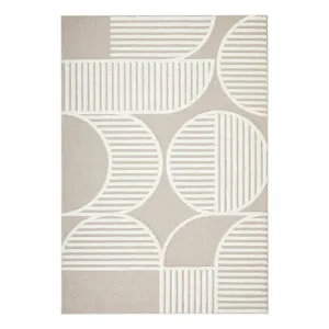 Lotus Leo Rug 200x290cm in Beige/Off White by OzDesignFurniture, a Contemporary Rugs for sale on Style Sourcebook