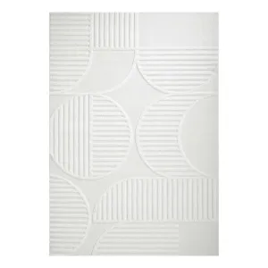 Lotus Leo Rug 300x400cm in Off White by OzDesignFurniture, a Contemporary Rugs for sale on Style Sourcebook