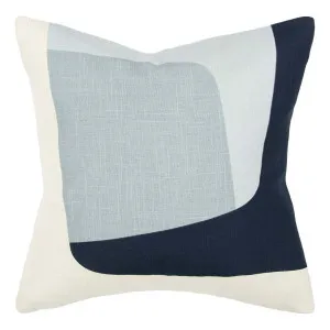 Maria Feather Fill Cushion 50x50cm in Navy by OzDesignFurniture, a Cushions, Decorative Pillows for sale on Style Sourcebook