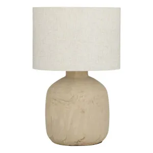 Bexley Table Lamp33x48cm in Taupe by OzDesignFurniture, a Table & Bedside Lamps for sale on Style Sourcebook