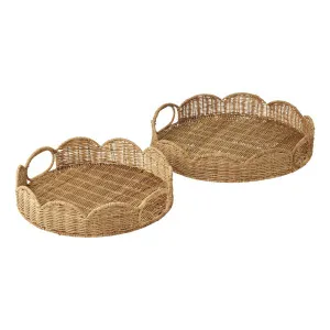 Pettine Trays Set of 2 40x7cm in Natural by OzDesignFurniture, a Trays for sale on Style Sourcebook