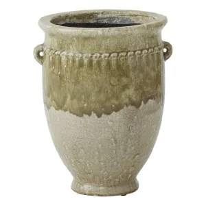 Taormina Urn 29x39cm in Olive by OzDesignFurniture, a Baskets, Pots & Window Boxes for sale on Style Sourcebook