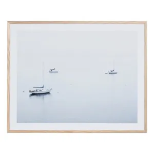 Blue Sail 1 Framed Print in 101 x 81cm by OzDesignFurniture, a Prints for sale on Style Sourcebook