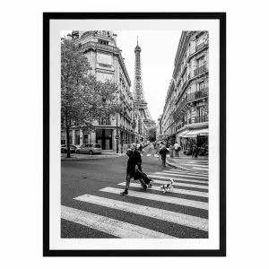 La Tour Eiffel Framed Print in 84 x 105cm by OzDesignFurniture, a Prints for sale on Style Sourcebook