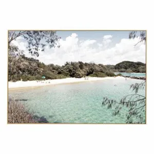 Beachside Bliss Box Framed Canvas in 152 x 102cm by OzDesignFurniture, a Painted Canvases for sale on Style Sourcebook