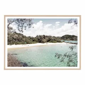 Beachside Bliss Framed Print in 87 x 62cm by OzDesignFurniture, a Prints for sale on Style Sourcebook