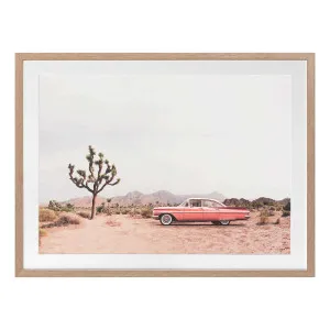 Desert Cadillac Framed Print in 105 x 84cm by OzDesignFurniture, a Prints for sale on Style Sourcebook