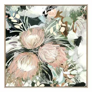 Forbes Florals Box Framed Canvas in 122 x 122cm by OzDesignFurniture, a Painted Canvases for sale on Style Sourcebook