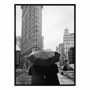 Flatiron Fifth Avenue Box Framed Canvas in 78 x 103cm by OzDesignFurniture, a Painted Canvases for sale on Style Sourcebook