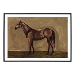 Painted Steed Framed Print in 87 x 62cm by OzDesignFurniture, a Prints for sale on Style Sourcebook