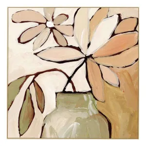 Vase Arrangement Box Framed Canvas in 112 x 112cm by OzDesignFurniture, a Prints for sale on Style Sourcebook