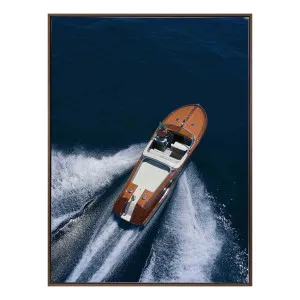 Vintage Speedboat Box Framed Canvas in 123 x 163cm by OzDesignFurniture, a Painted Canvases for sale on Style Sourcebook