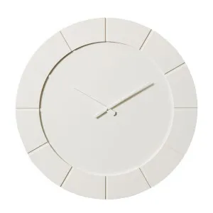 Dakari Wall Clock White - 60cm x 5cm by James Lane, a Clocks for sale on Style Sourcebook