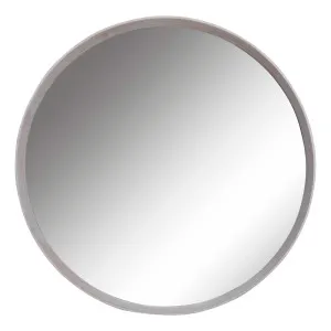 Benny Round Mirror 100cm in Whitewash by OzDesignFurniture, a Mirrors for sale on Style Sourcebook