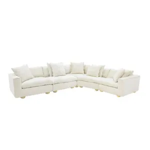 Tully Muse Flax Modular Sofa - 5 Piece by James Lane, a Sofas for sale on Style Sourcebook