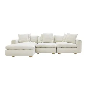 Tully Muse Flax Chaise Sofa - 3 Seater by James Lane, a Sofas for sale on Style Sourcebook