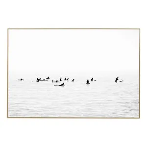 Byron Surfers Box Framed Canvas in 152 x 102cm by OZ Design, a Painted Canvases for sale on Style Sourcebook
