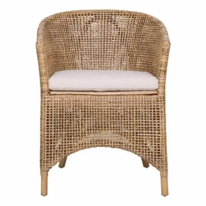 Skylar Dining Chair in Rattan Honey Brown by OzDesignFurniture, a Dining Chairs for sale on Style Sourcebook