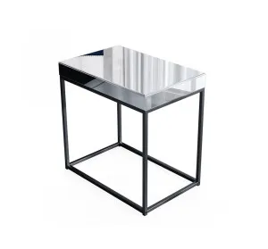 Monroe Mirrored Bedside Table 35cm x 59cm by Luxe Mirrors, a Bedside Tables for sale on Style Sourcebook