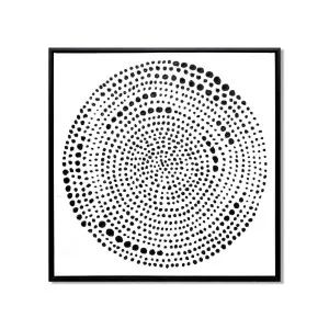 Dots of the Circle Wall Art Canvas Large 145cm X 145cm by Luxe Mirrors, a Artwork & Wall Decor for sale on Style Sourcebook