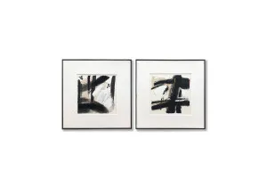 Set of 2 Contemplative Space Original Abstract Oil Painting 100cm x 100cm by Luxe Mirrors, a Artwork & Wall Decor for sale on Style Sourcebook